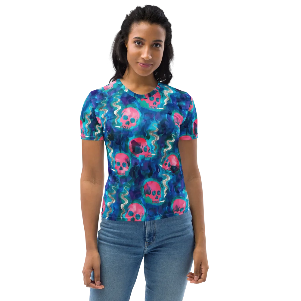 Neon Mourning on Women's Crew Neck T-Shirt — Front