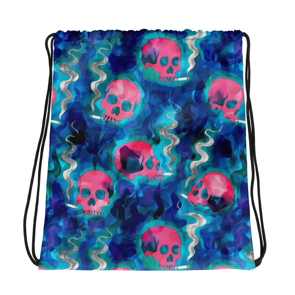 Neon Mourning on Drawstring Bag — Photo