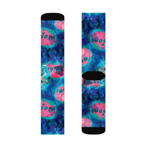 Neon Mourning on a Socks