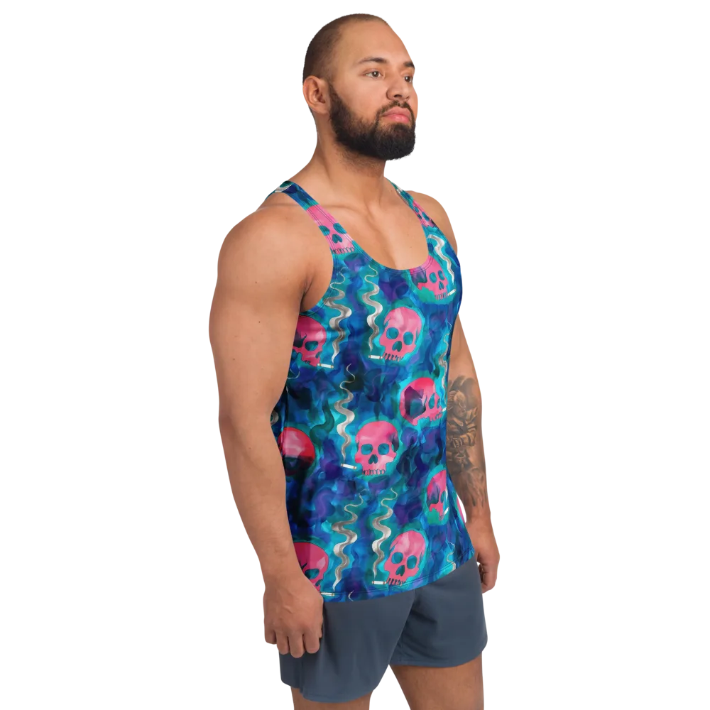 Neon Mourning on Men's Tank Top — Right Front