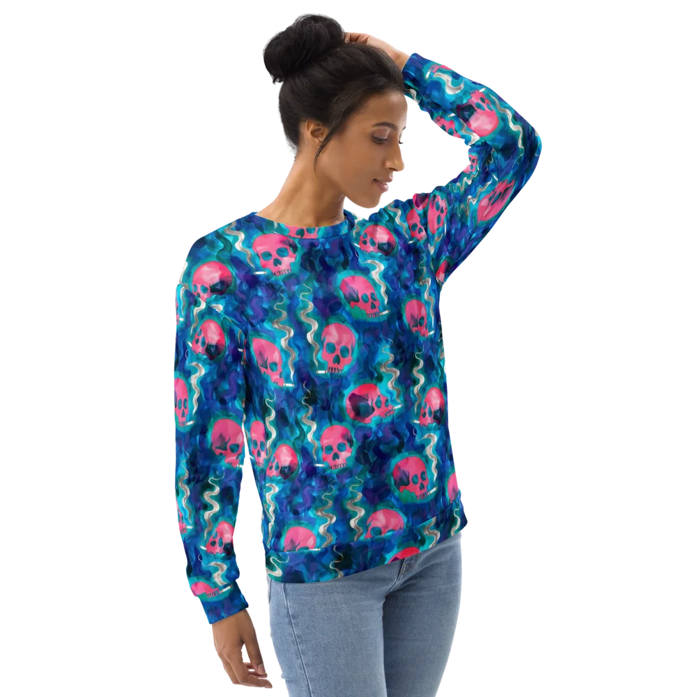Neon Mourning on Sweatshirt — Right Front