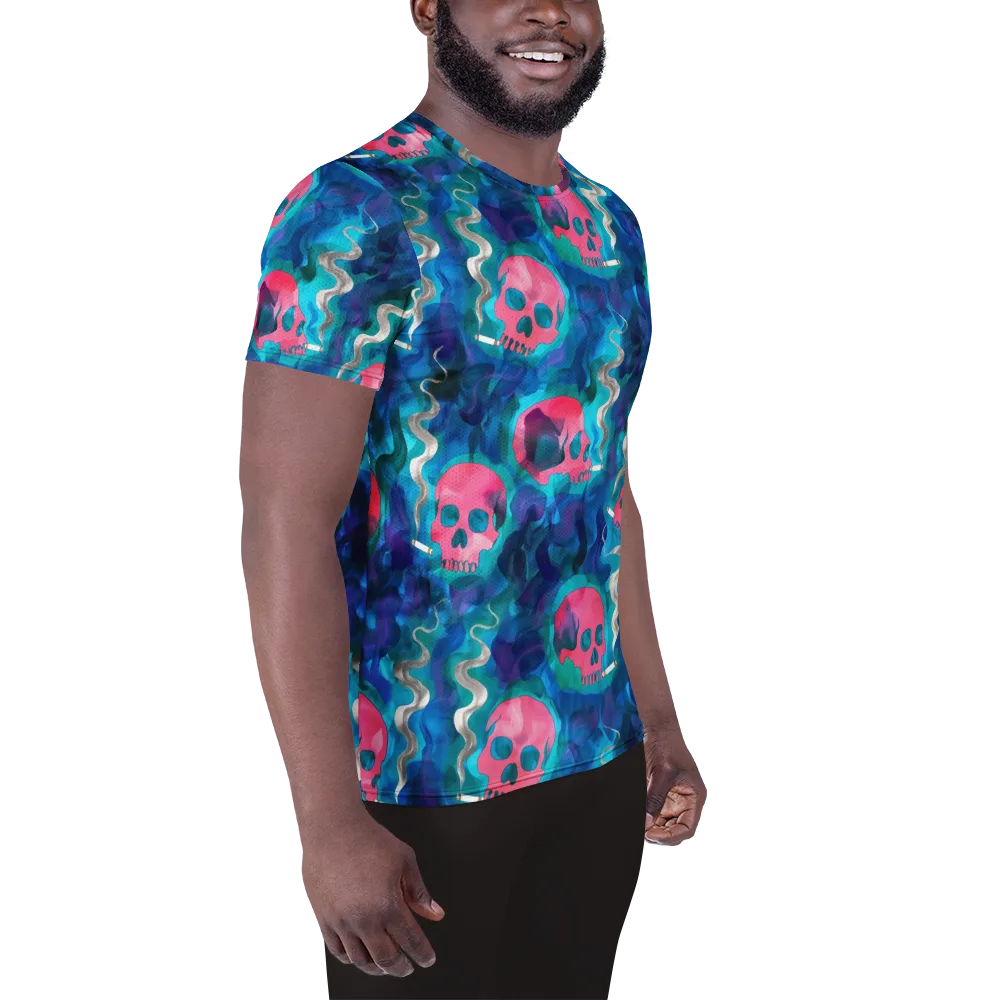 Neon Mourning on Men's Athletic T-Shirt — Right