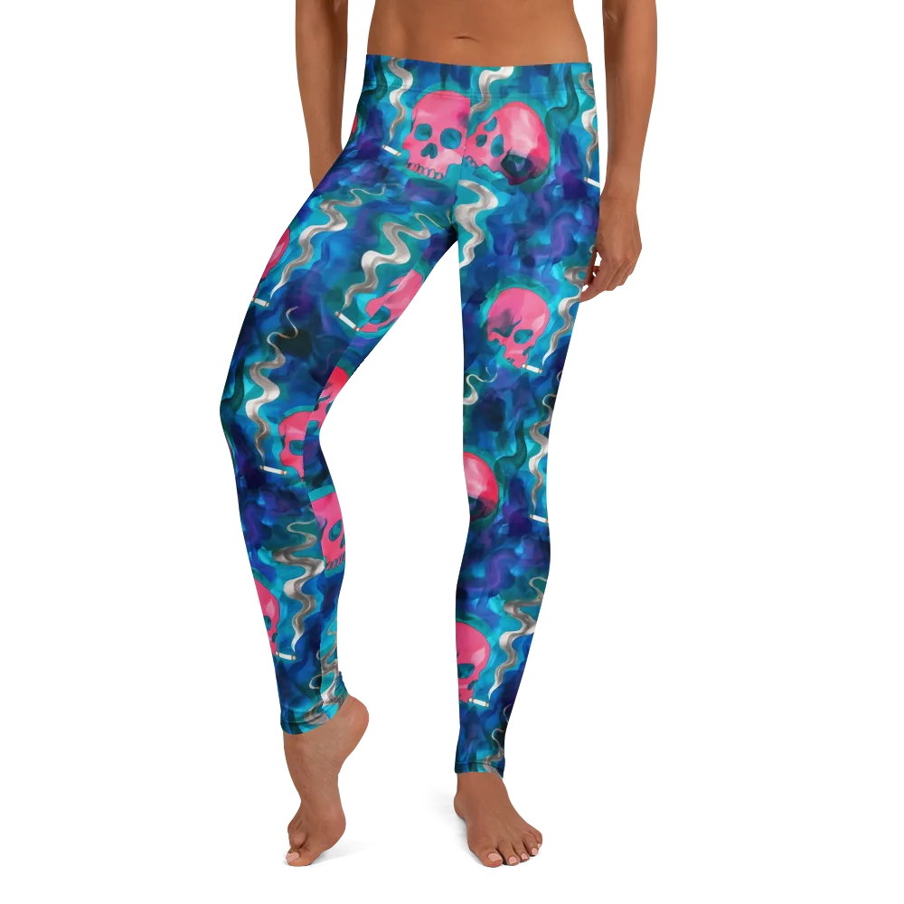Neon Mourning on Leggings — Front