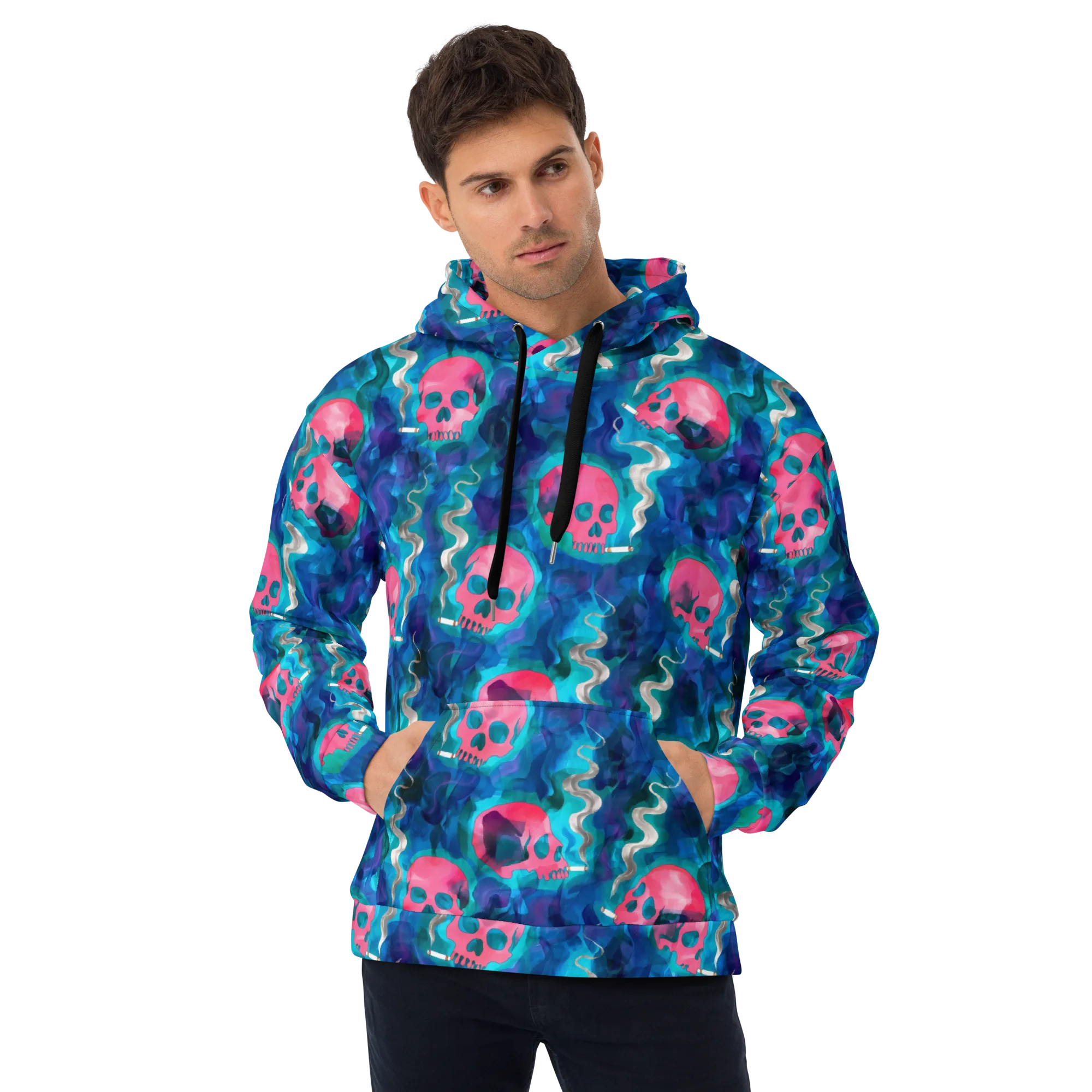 Neon Mourning on Hoodie — Front