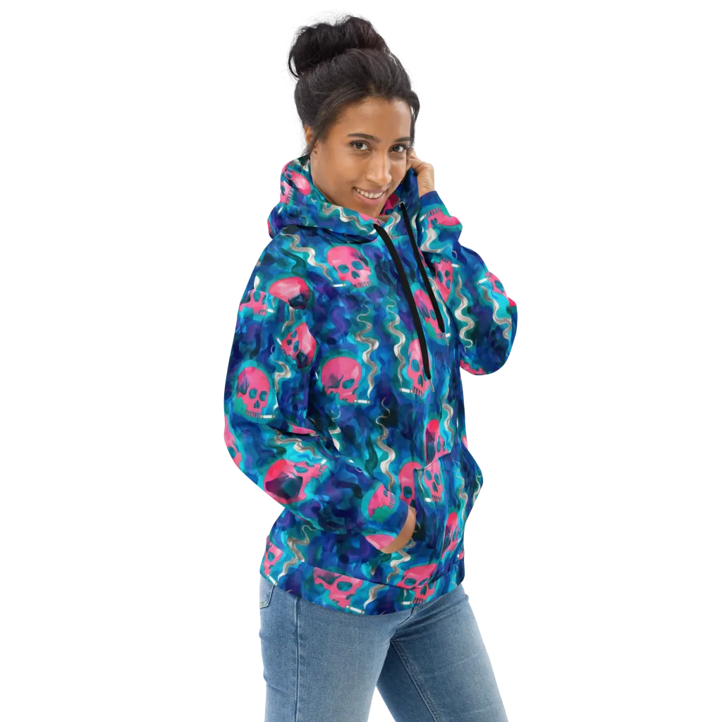 Neon Mourning on Hoodie — Right