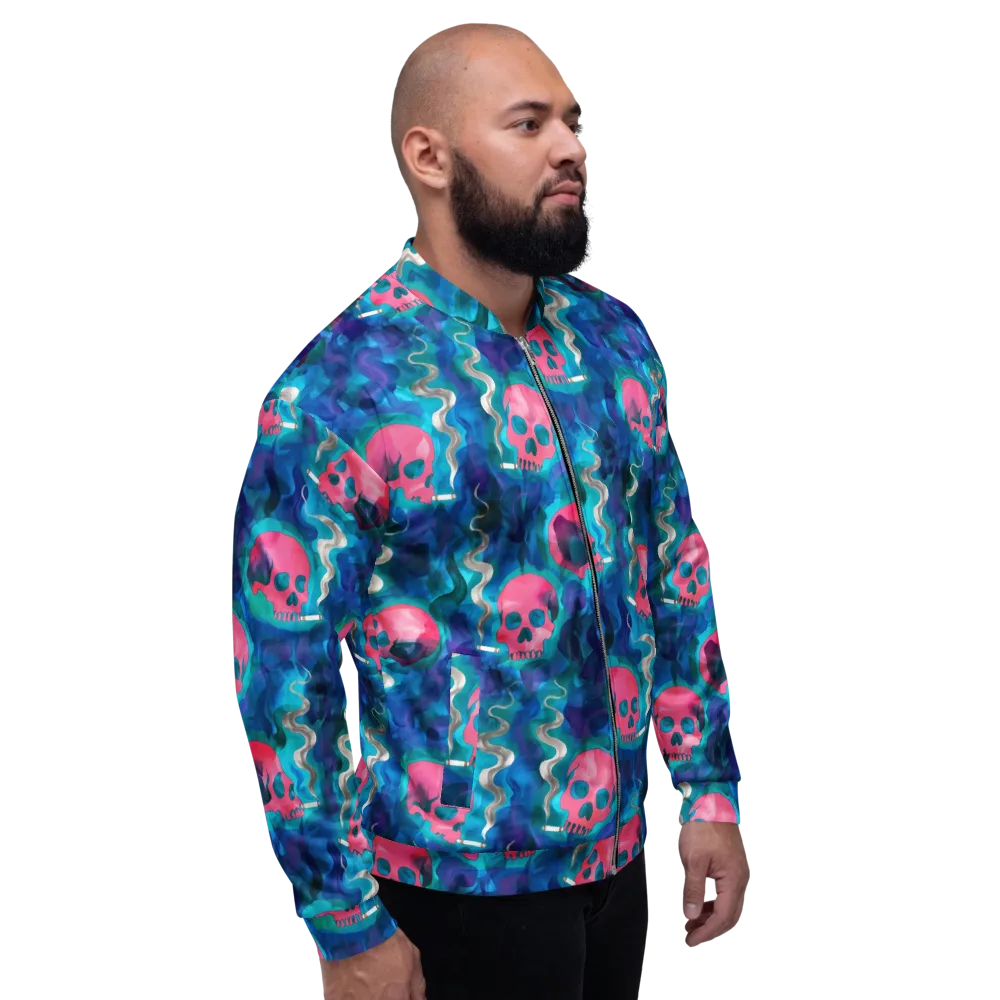 Neon Mourning on Bomber Jacket — Right