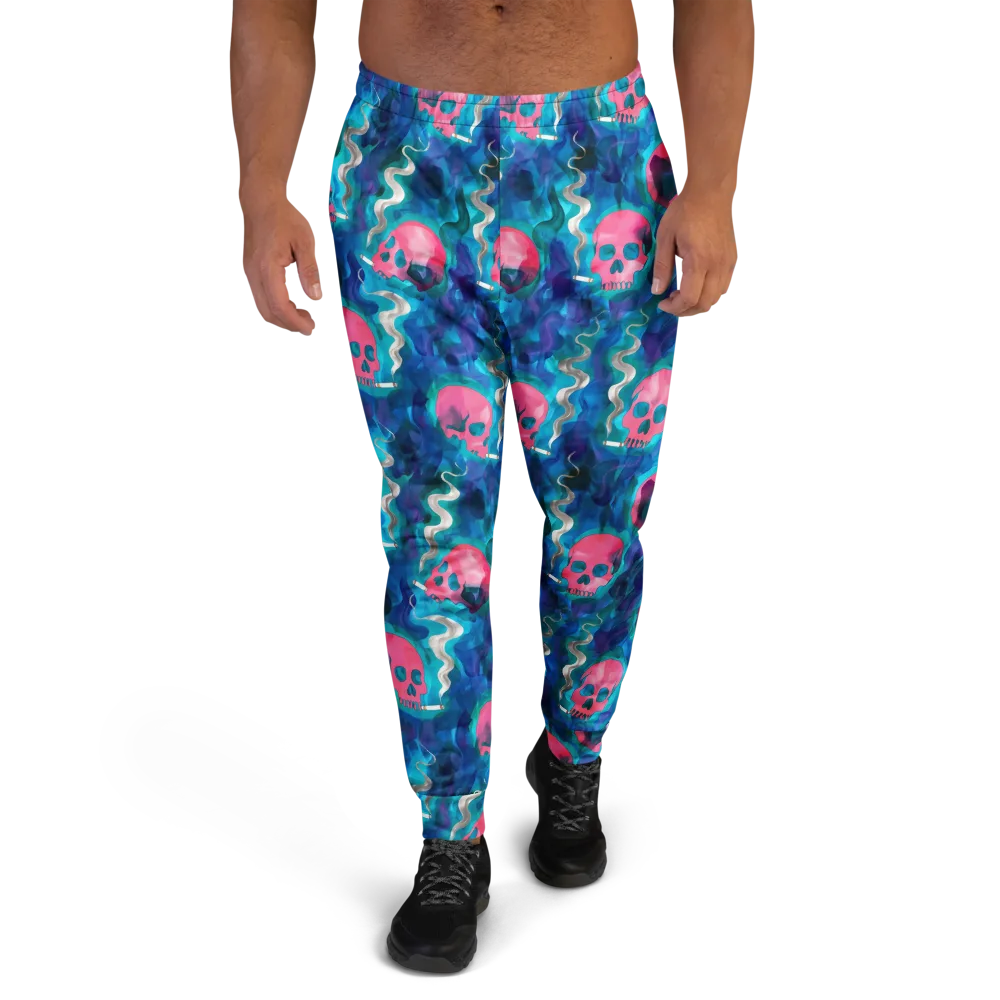 Neon Mourning on Men's Joggers — Front