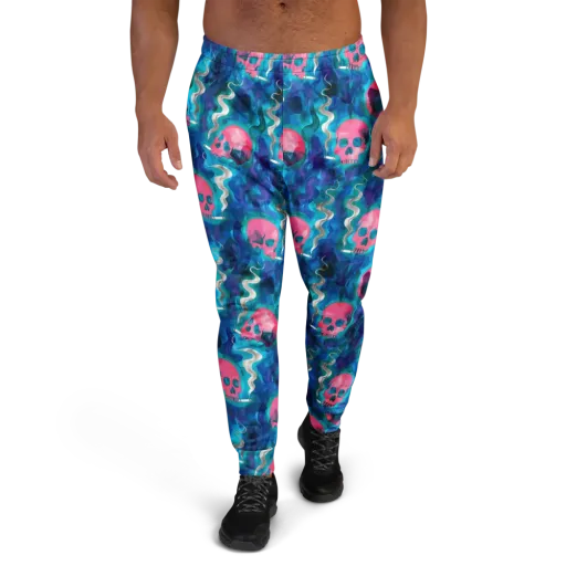 Neon Mourning on a Men's Joggers