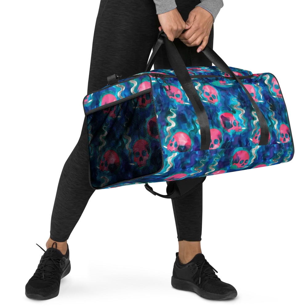 Neon Mourning on Duffle Bag — Right Front
