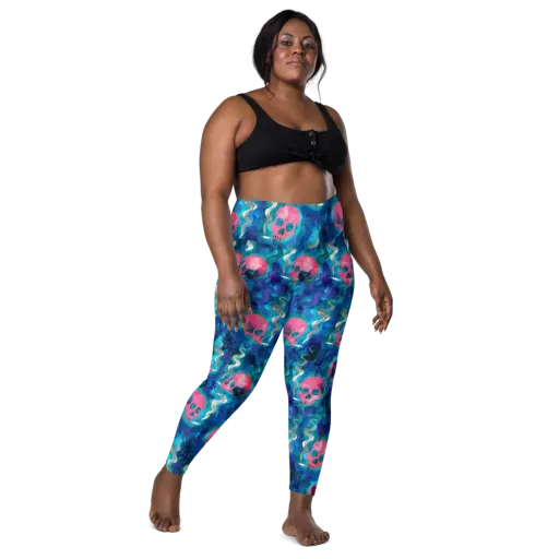 Neon Mourning on a Leggings with Pockets