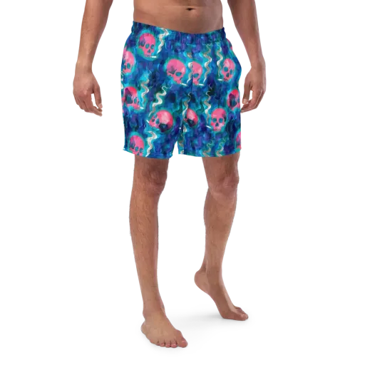 Neon Mourning on a Swim Trunks