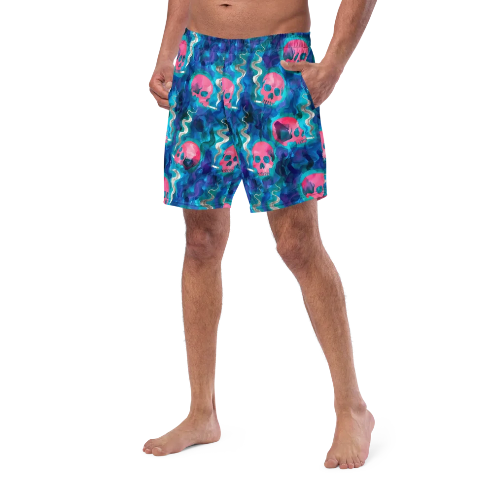 Neon Mourning on Swim Trunks — Left Front