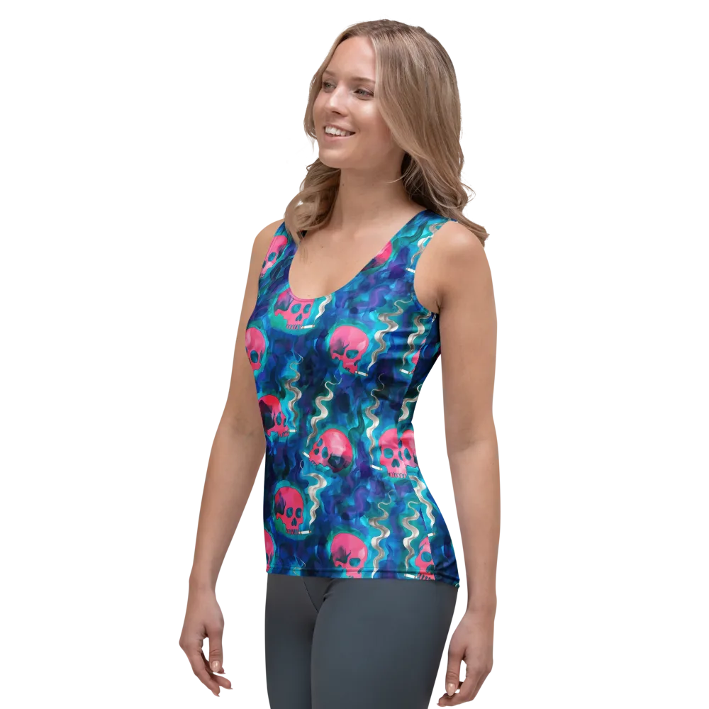 Neon Mourning on Women's Tank Top — Left Front