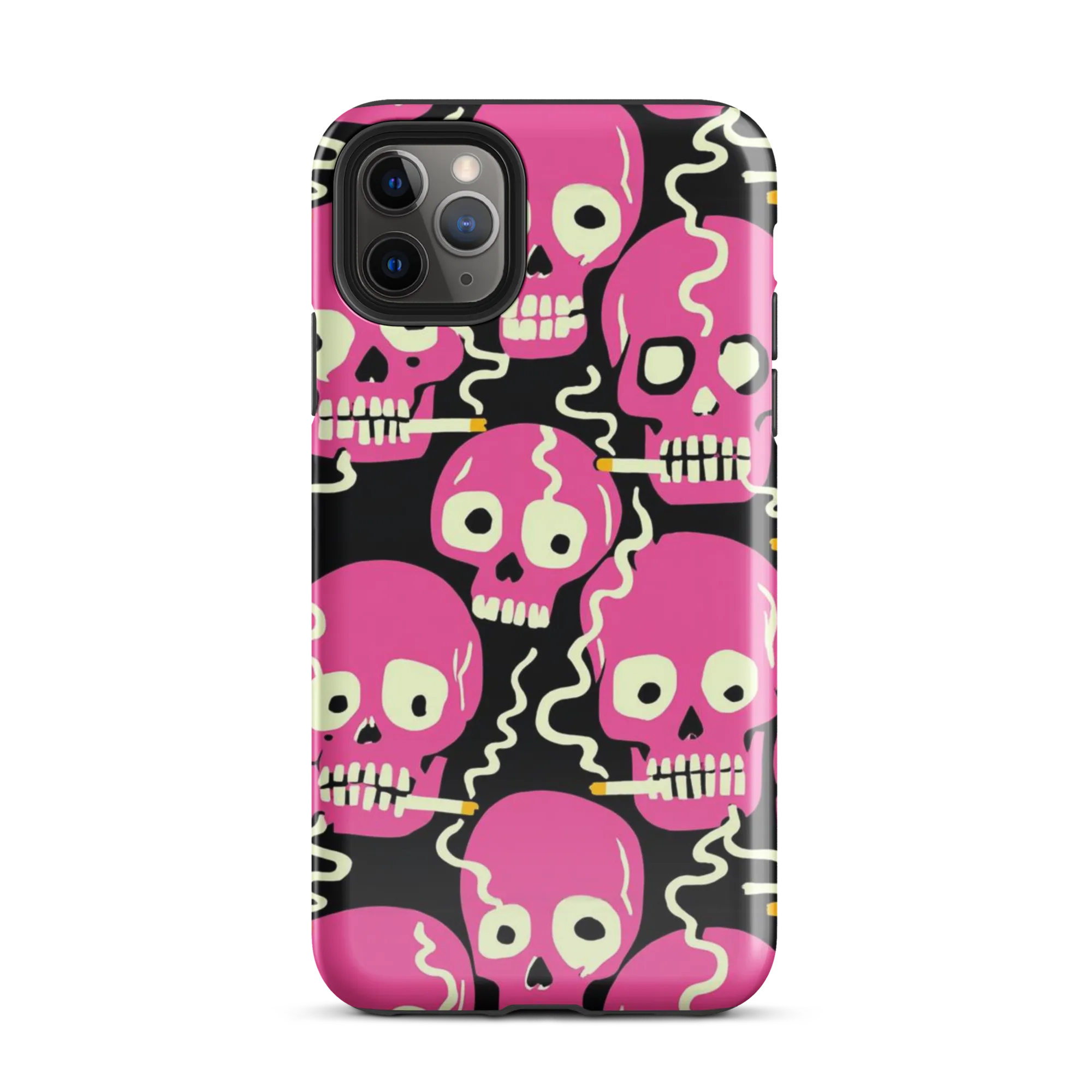 Sugar Skull Static on Tough Case for iPhone® — Front
