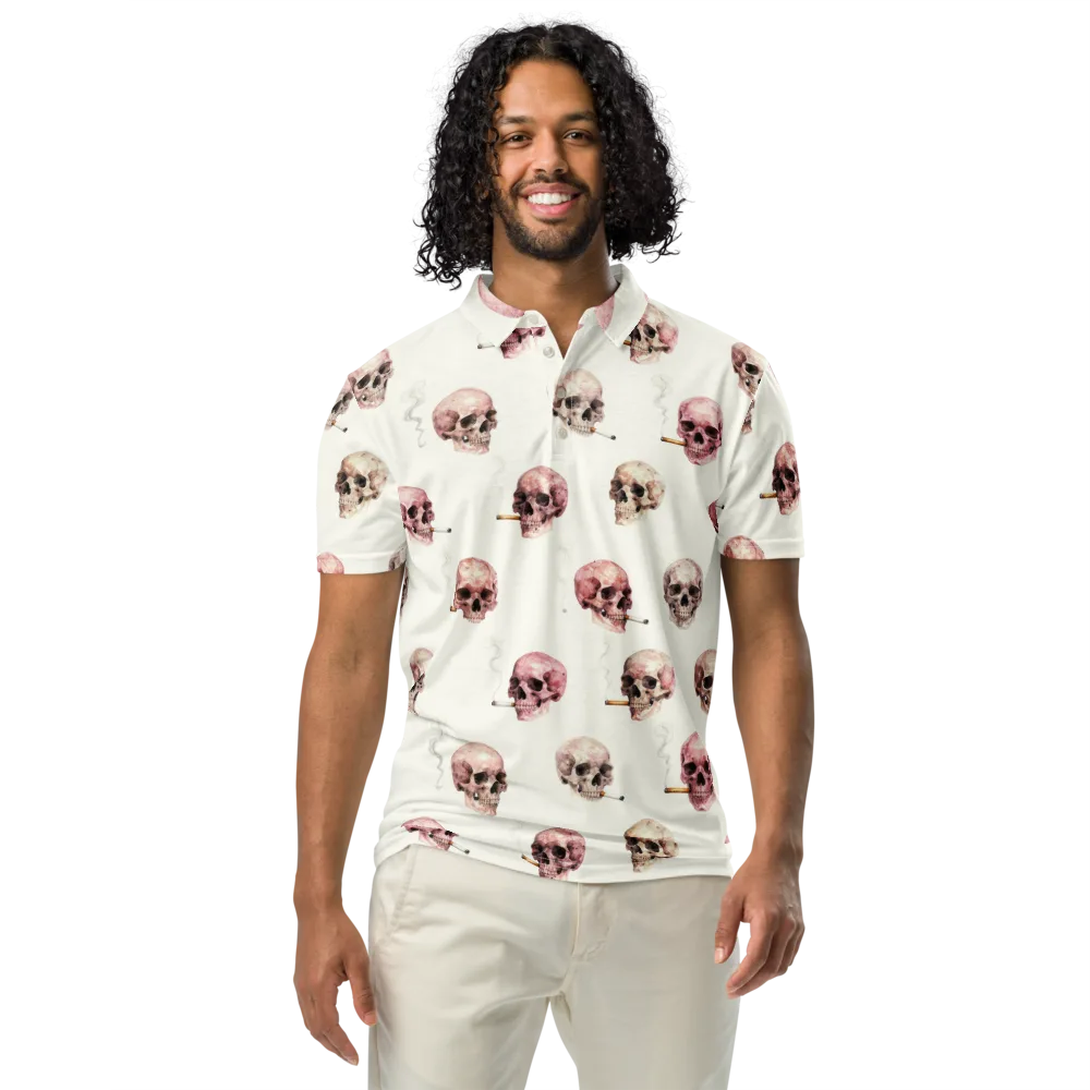 Rosebone Revue on Men's Slim Fit Polo Shirt — Front
