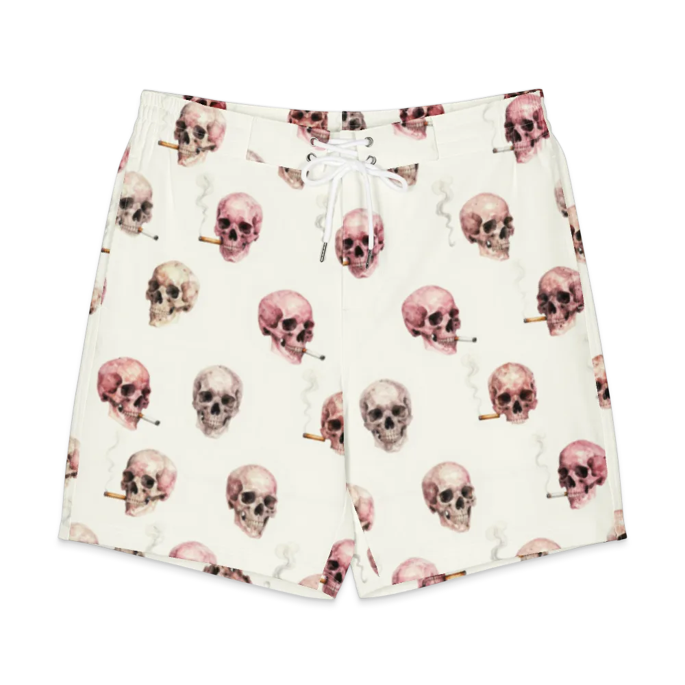 Rosebone Revue on Men's Board Shorts — Front