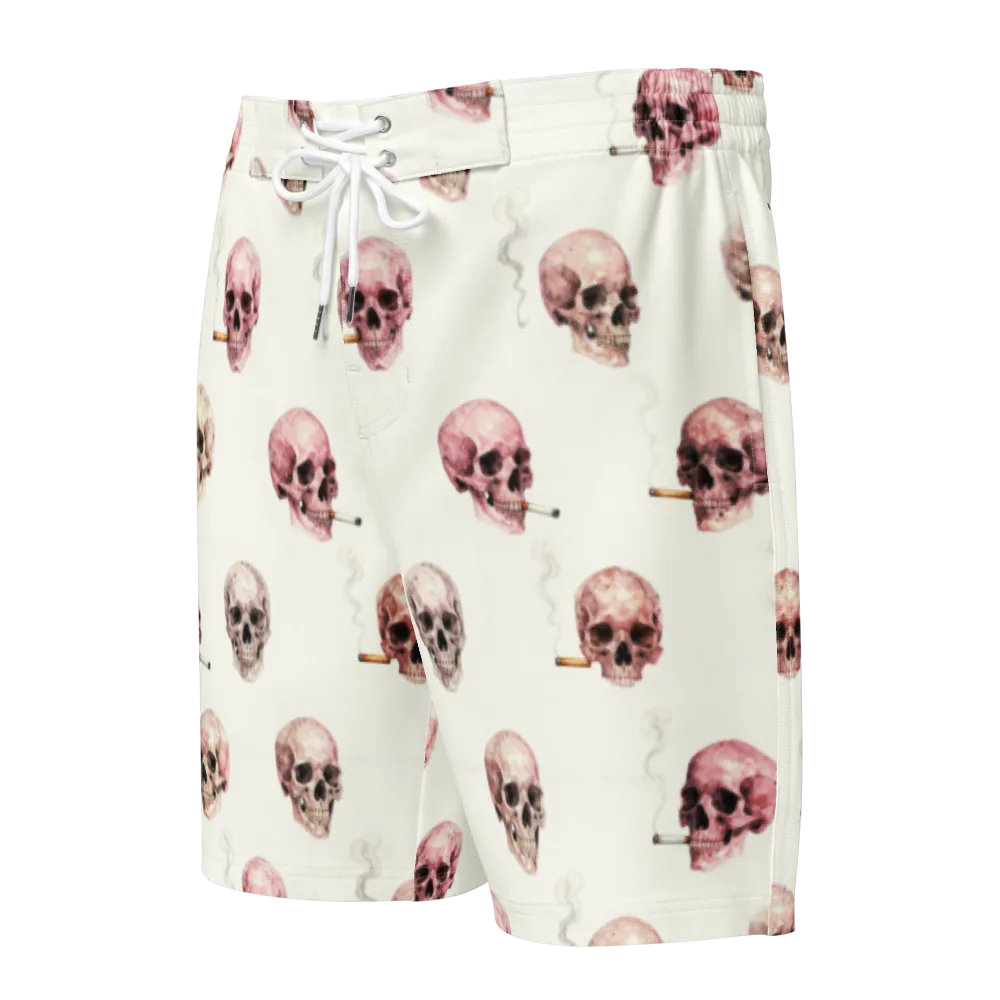 Rosebone Revue on Men's Board Shorts — Front