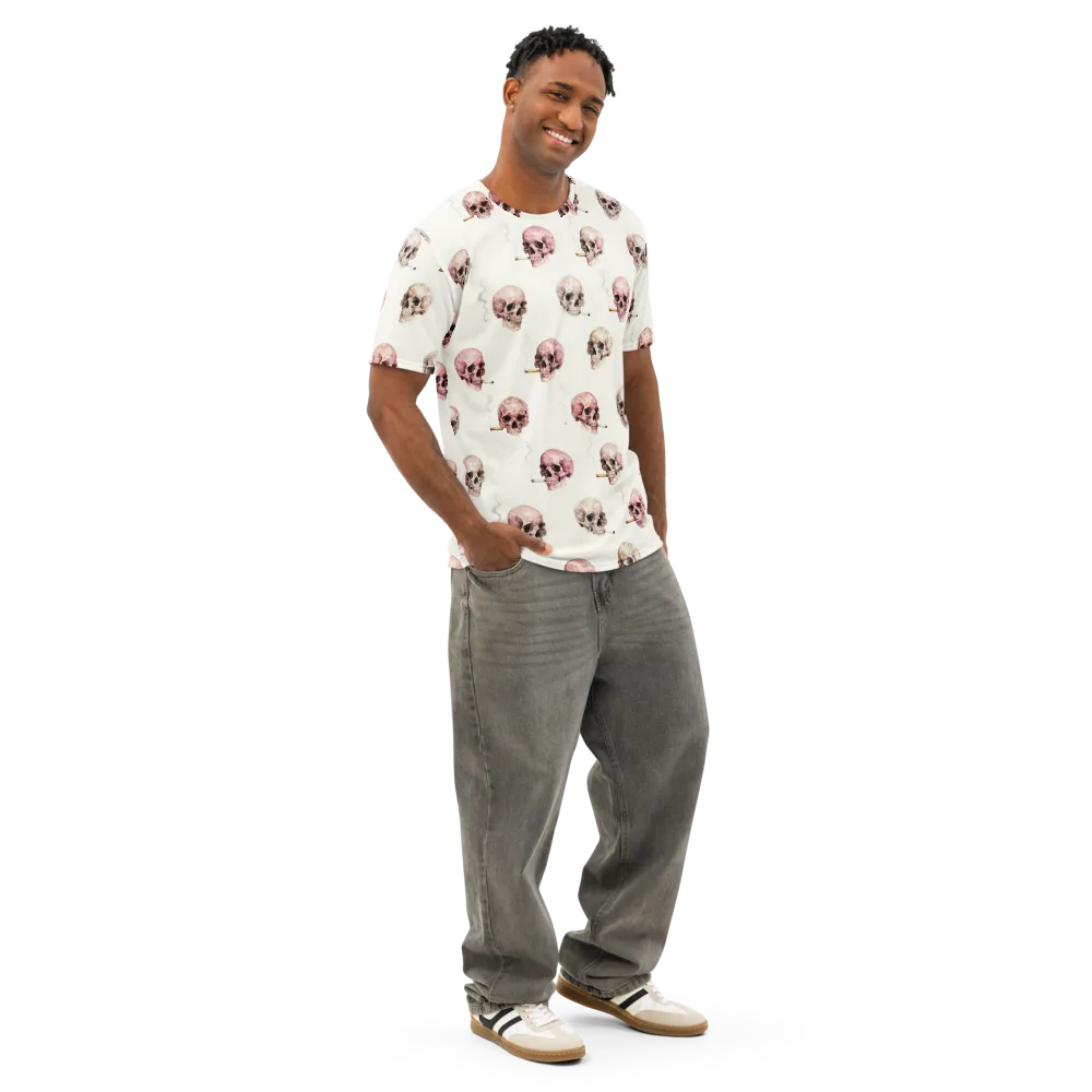 Rosebone Revue on Men's Cotton Crew Neck T-Shirt — Right Front
