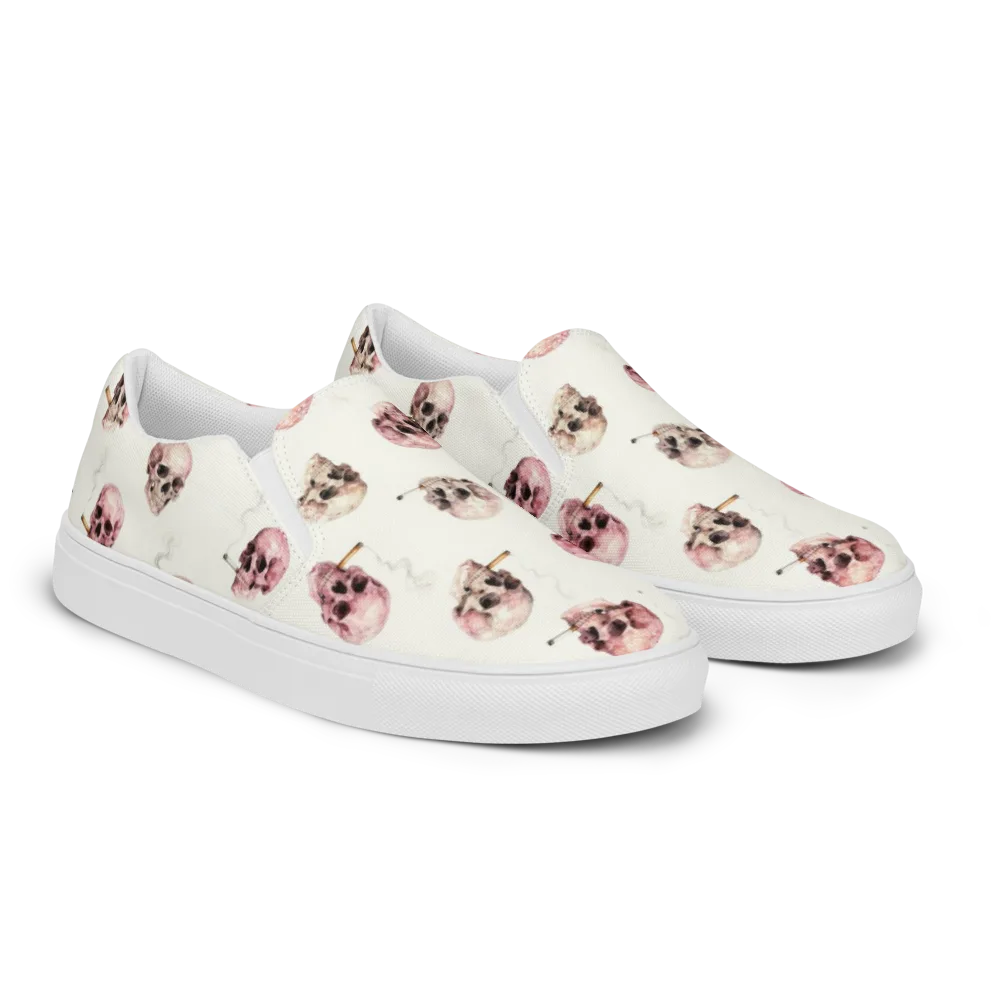 Rosebone Revue on Men's Slip-On Canvas Shoes — Right Front