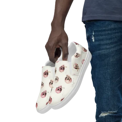Rosebone Revue on a Men's Slip-On Canvas Shoes
