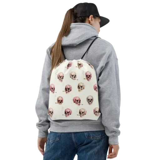 Rosebone Revue on a Drawstring Bag