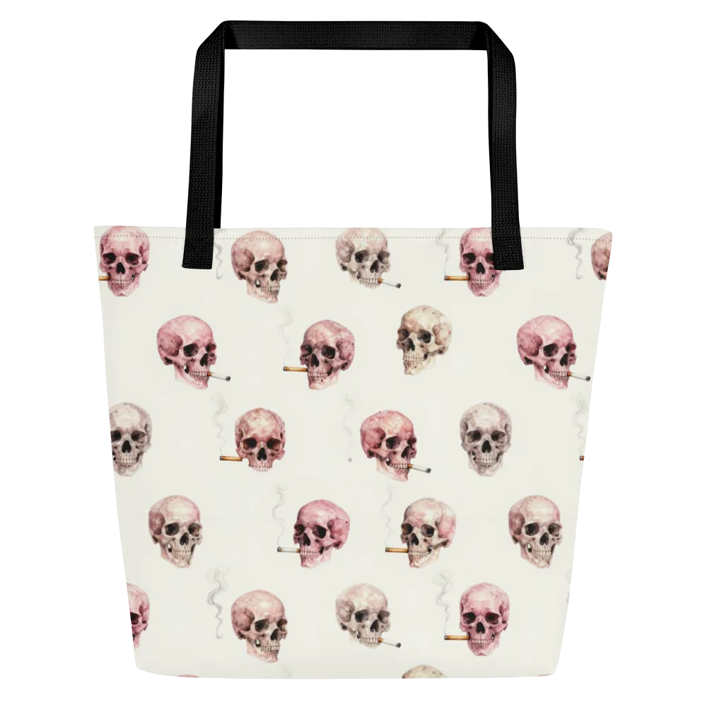 Rosebone Revue on Large Tote Bag W/ Pocket — Front