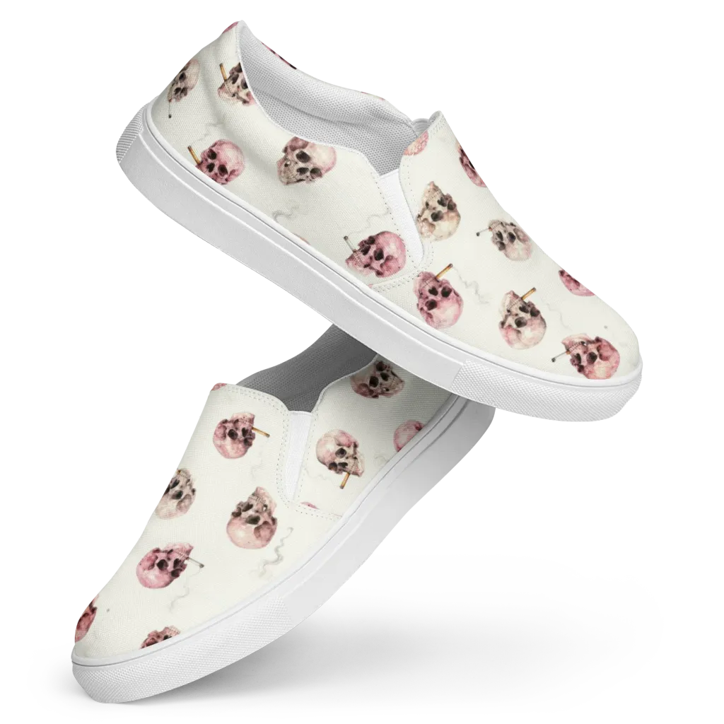 Rosebone Revue on Women's Slip-On Canvas Shoes — Front