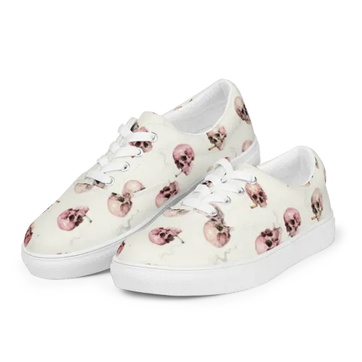 Rosebone Revue on a Men's Lace-Up Canvas Shoes