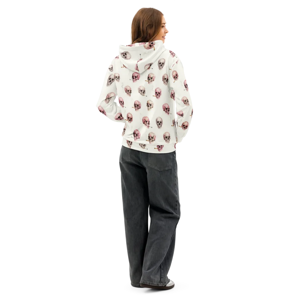 Rosebone Revue on Cotton Hoodie — Back