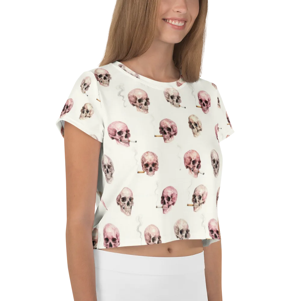 Rosebone Revue on Crop Tee — Right