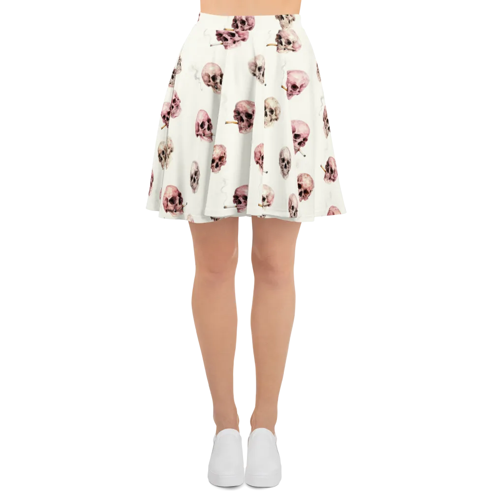 Rosebone Revue on Skater Skirt — Front
