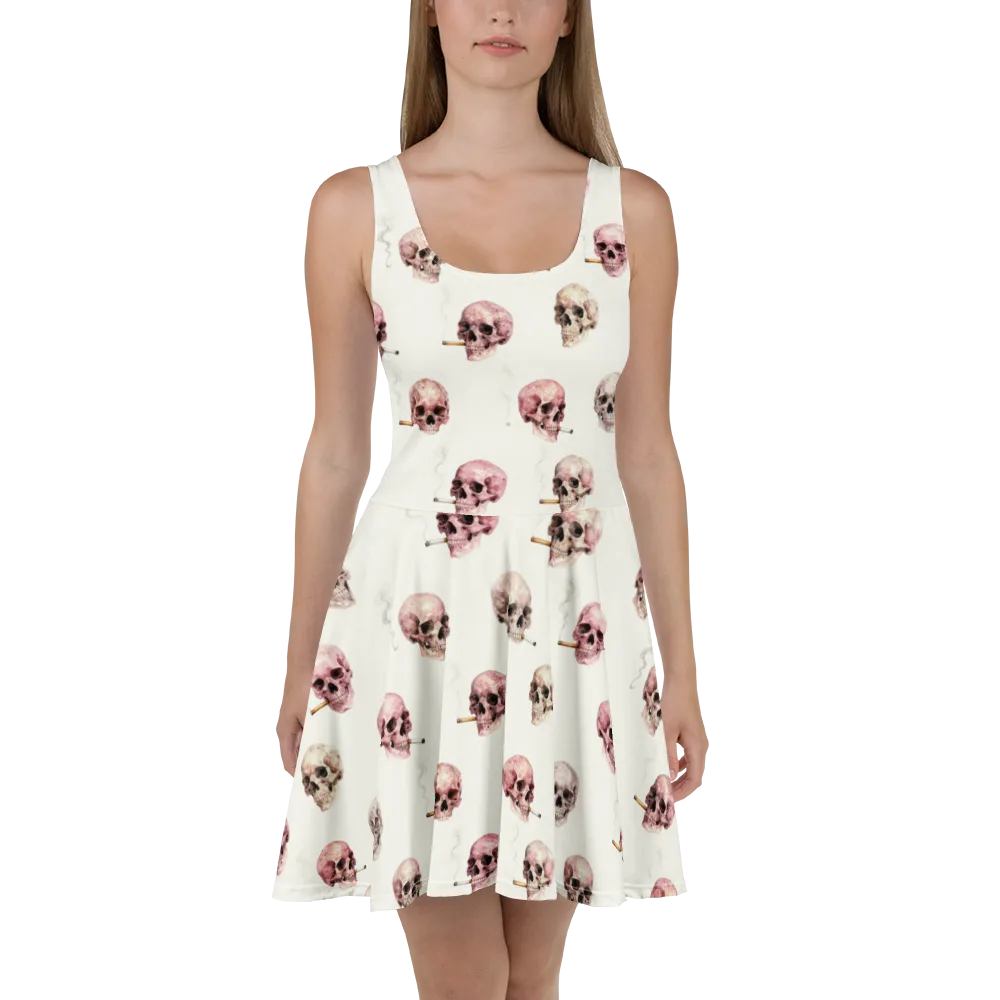Rosebone Revue on Skater Dress — Front