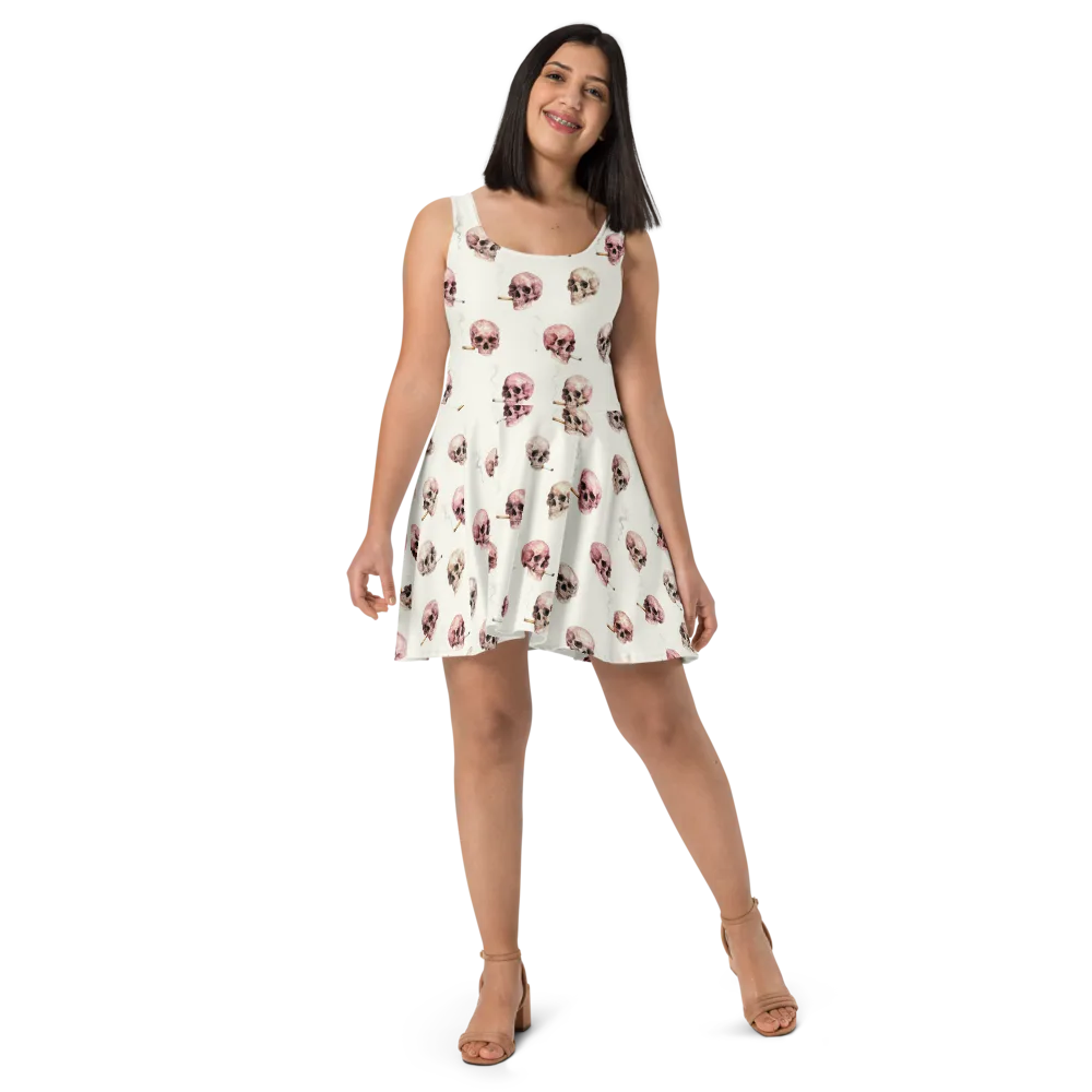 Rosebone Revue on Skater Dress — Front