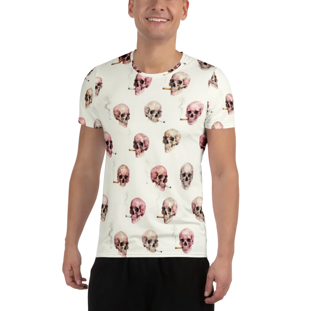 Rosebone Revue on Men's Athletic T-Shirt — Front