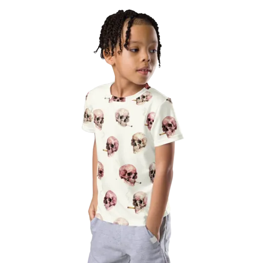 Rosebone Revue on a Kids Crew Neck T-Shirt