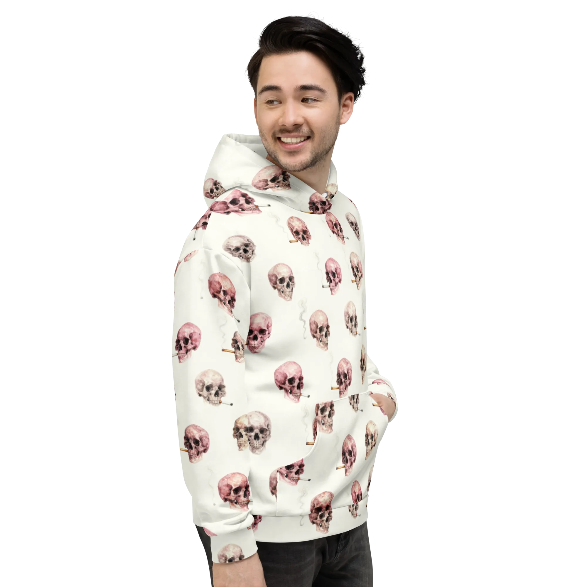 Rosebone Revue on Hoodie — Right