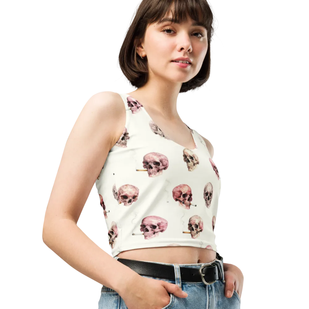 Rosebone Revue on Crop Top — Right Front