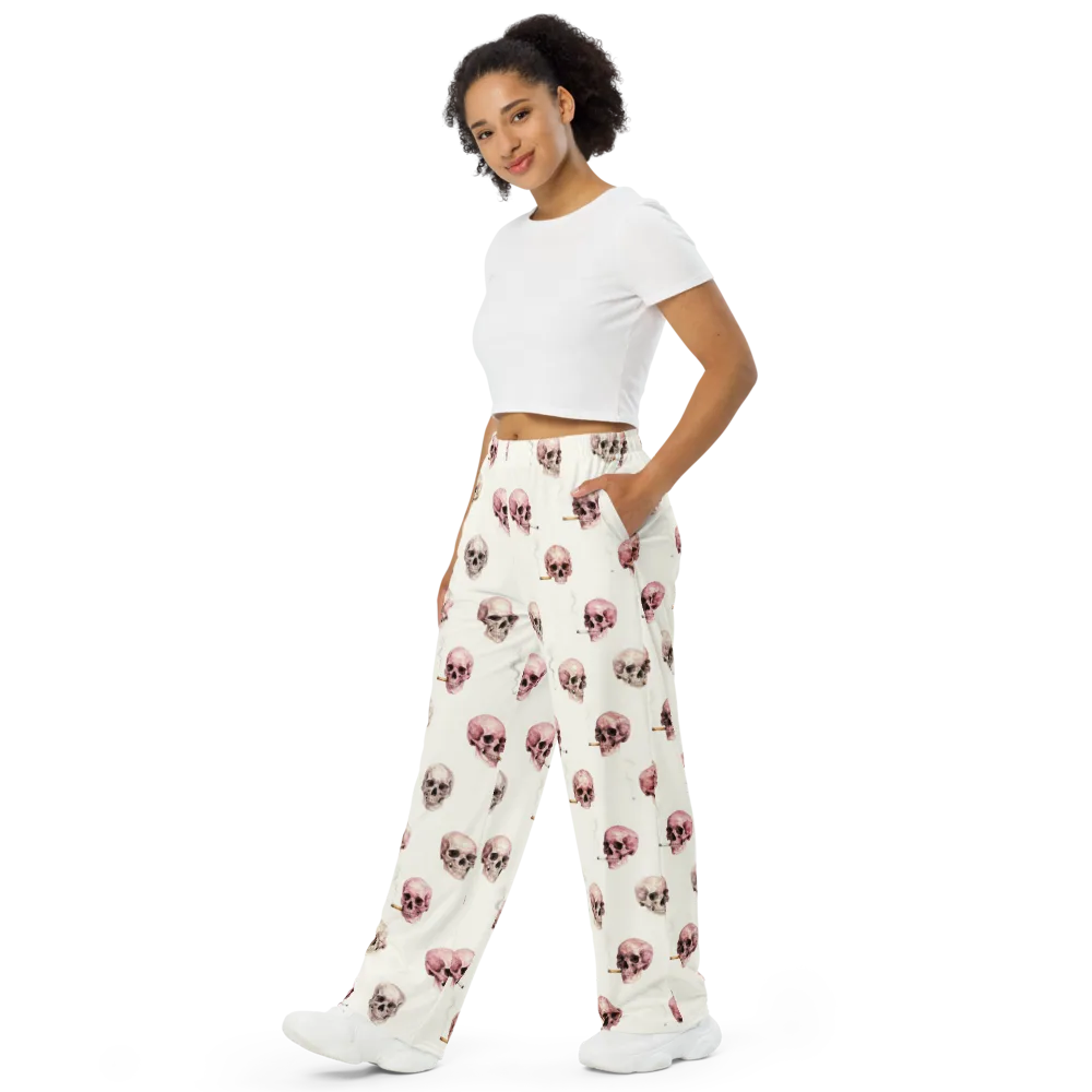 Rosebone Revue on Wide-Leg Pants — Left Front
