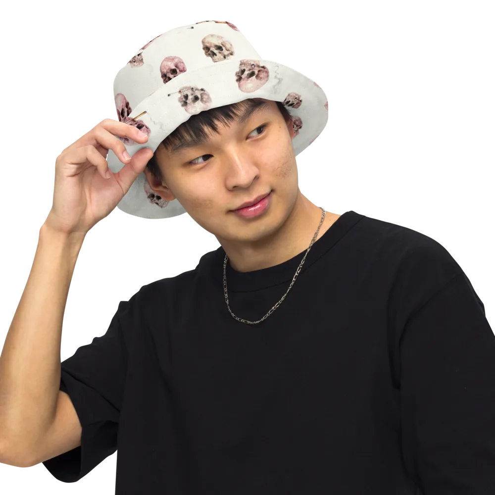Rosebone Revue on Reversible Bucket Hat — Front Inside
