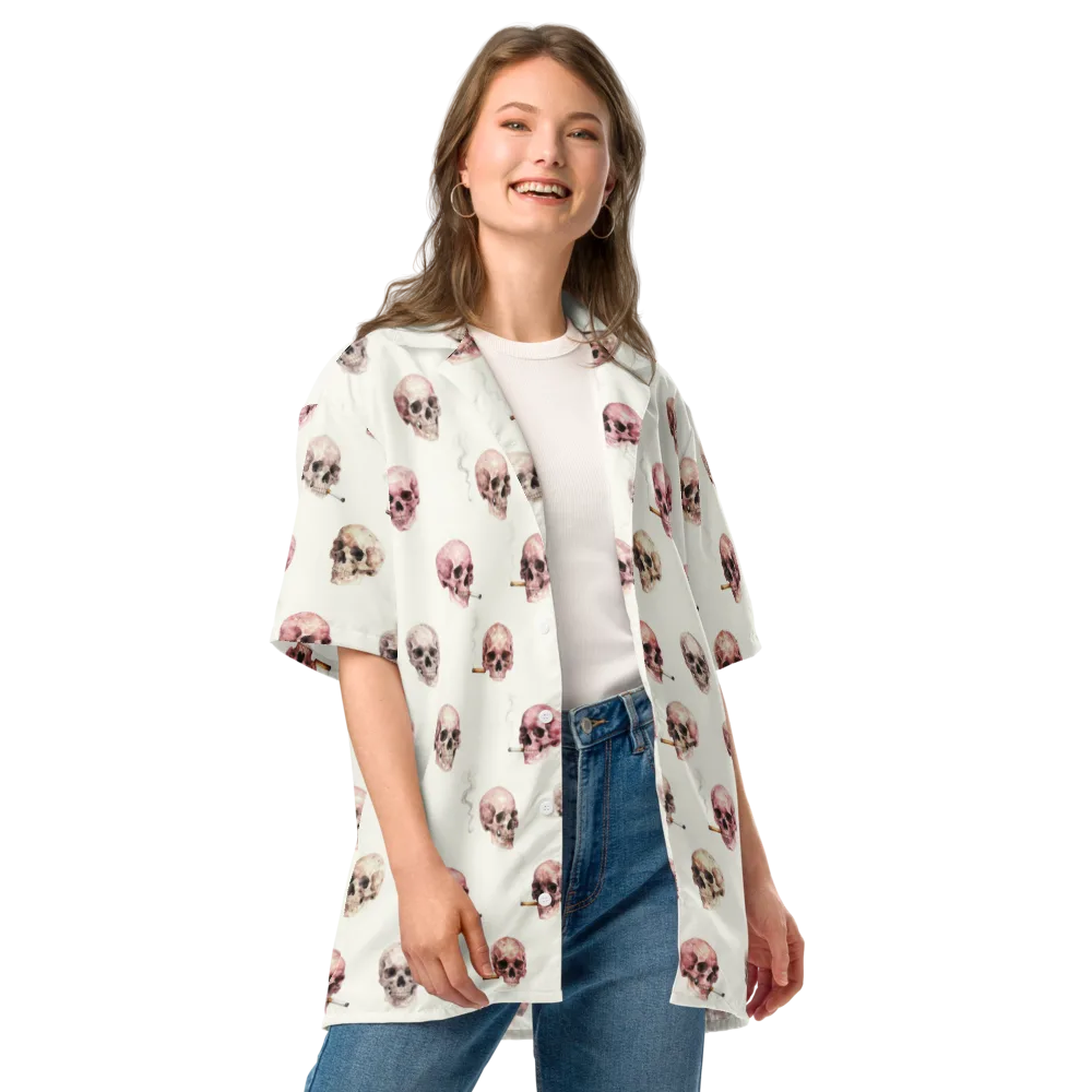 Rosebone Revue on Button Shirt — Front
