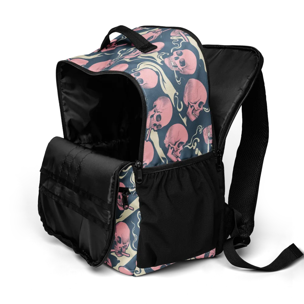 Pink Smoke Afterlife on Utility Backpack — Product details 2