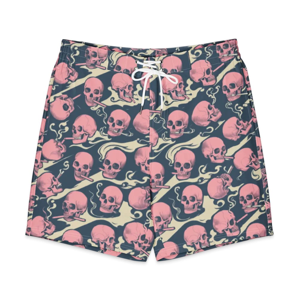 Pink Smoke Afterlife on Men's Board Shorts — Front