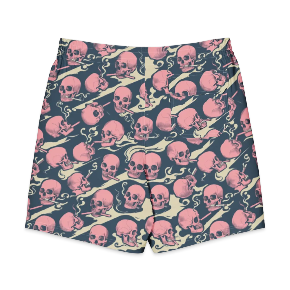 Pink Smoke Afterlife on Men's Board Shorts — Back