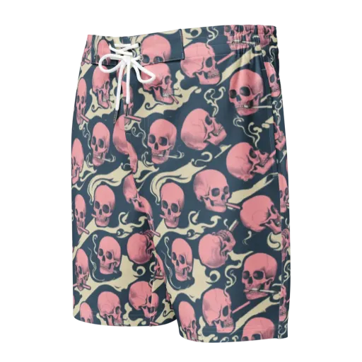 Pink Smoke Afterlife on a Men's Board Shorts