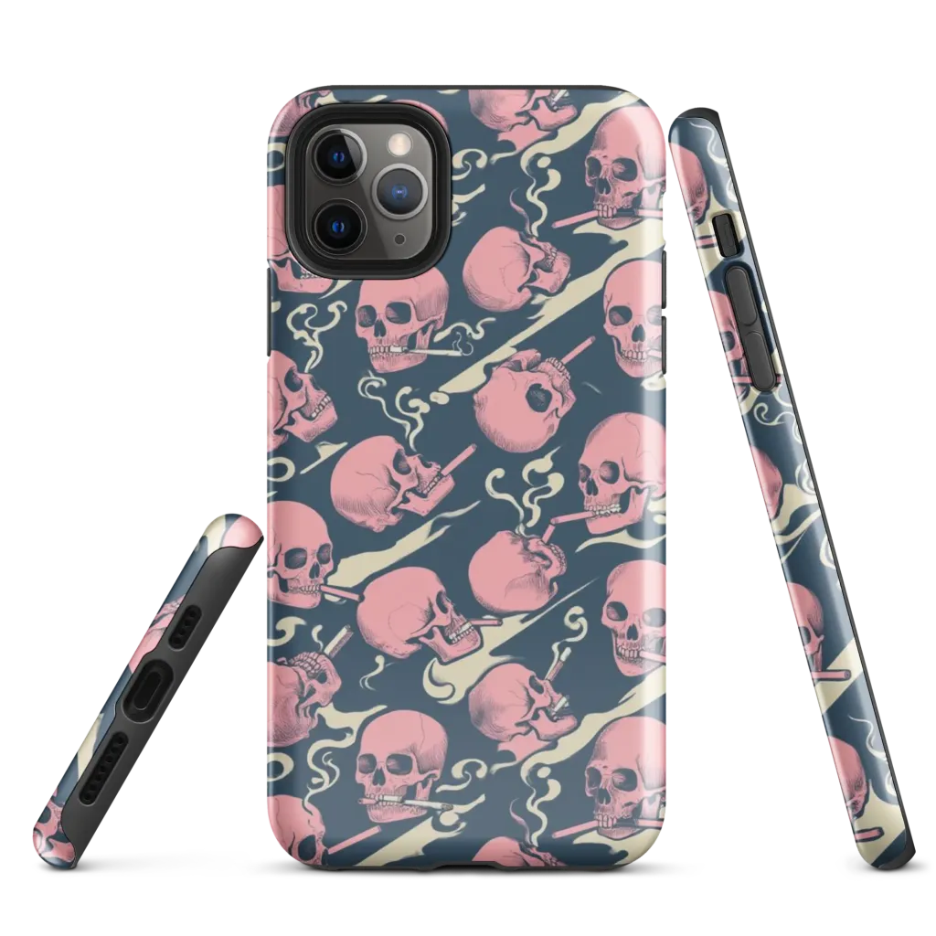 Pink Smoke Afterlife on Tough Case for iPhone® — Front