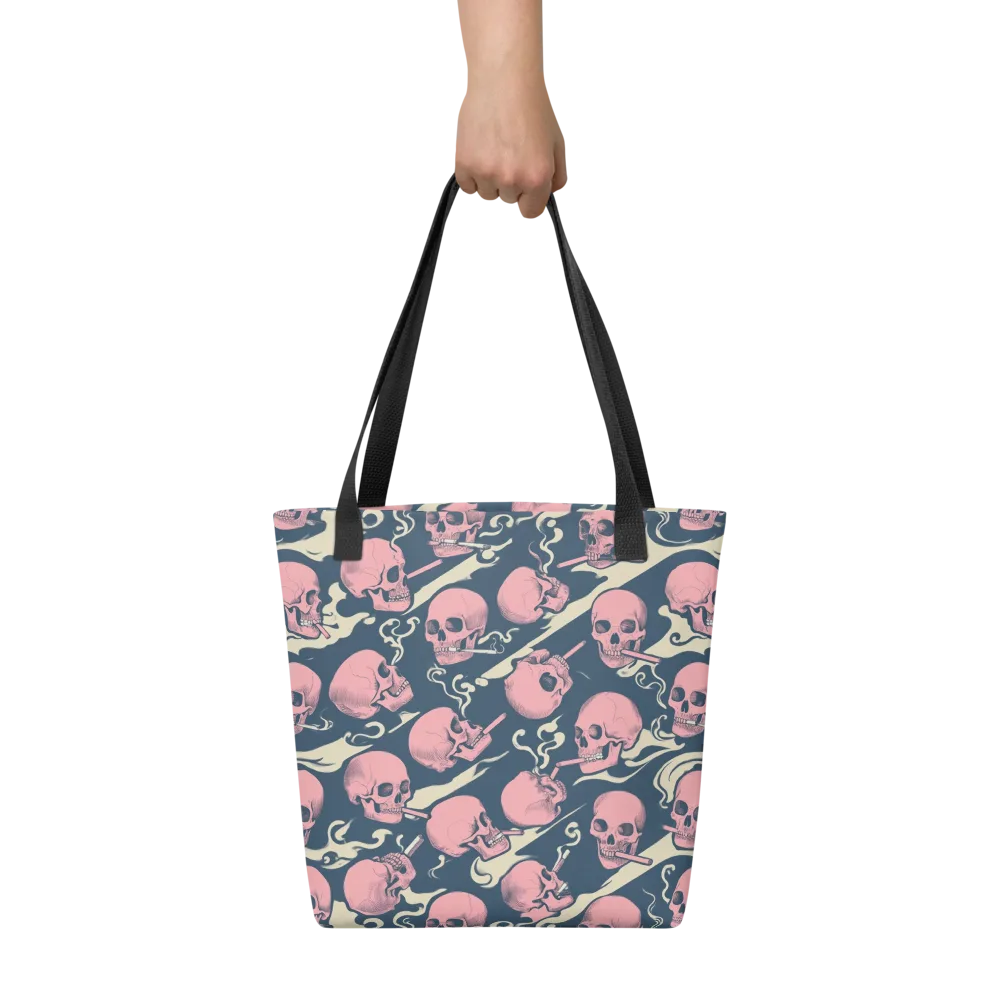Pink Smoke Afterlife on Tote Bag — Front