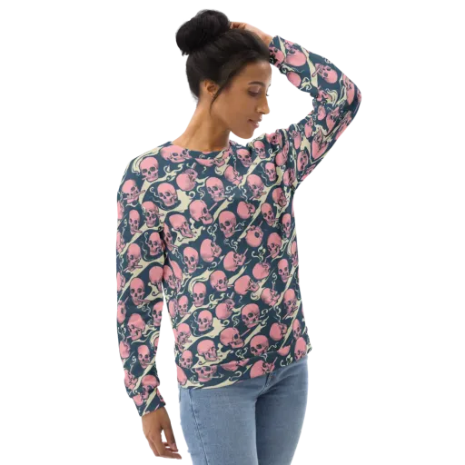 Pink Smoke Afterlife on a Sweatshirt