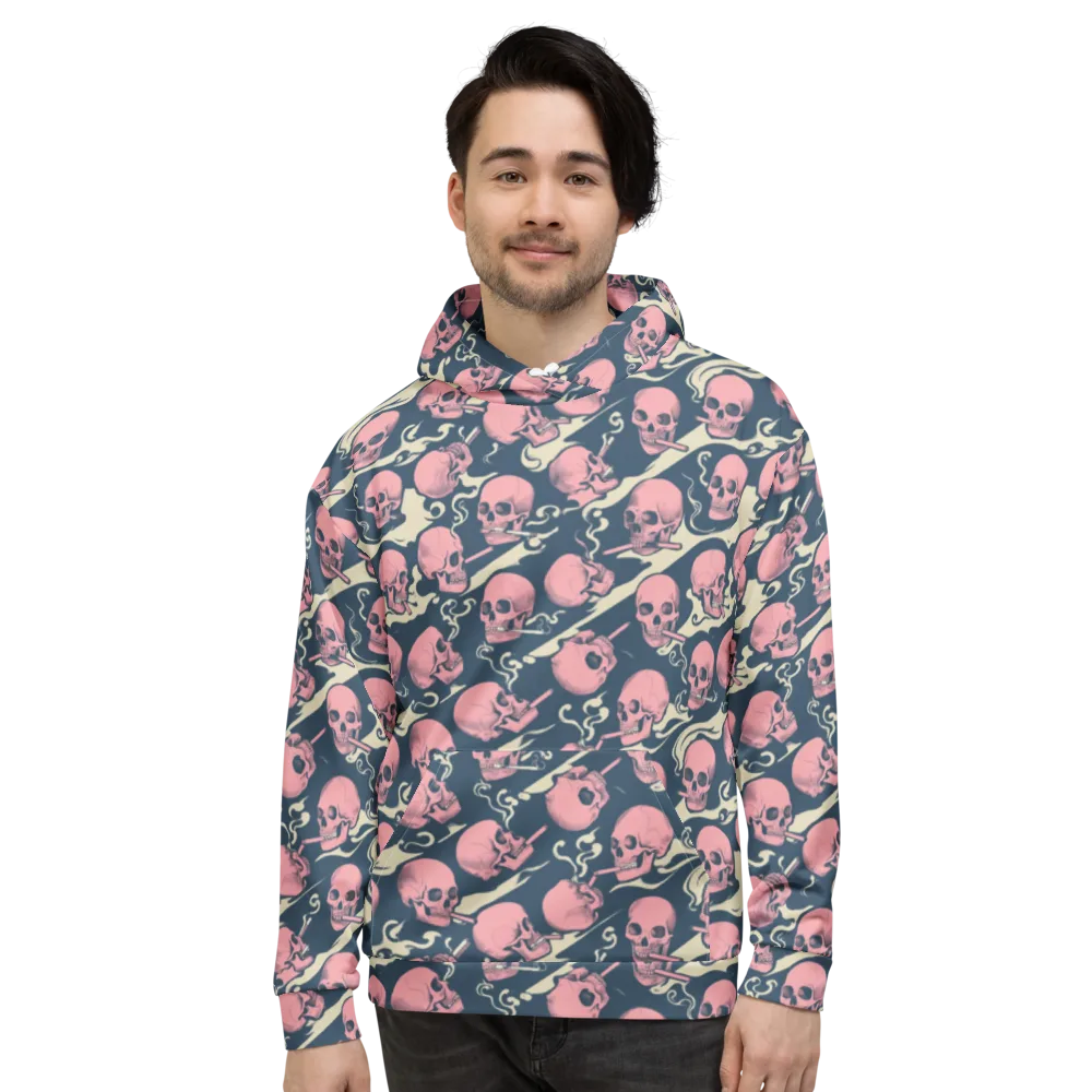 Pink Smoke Afterlife on Hoodie — Front