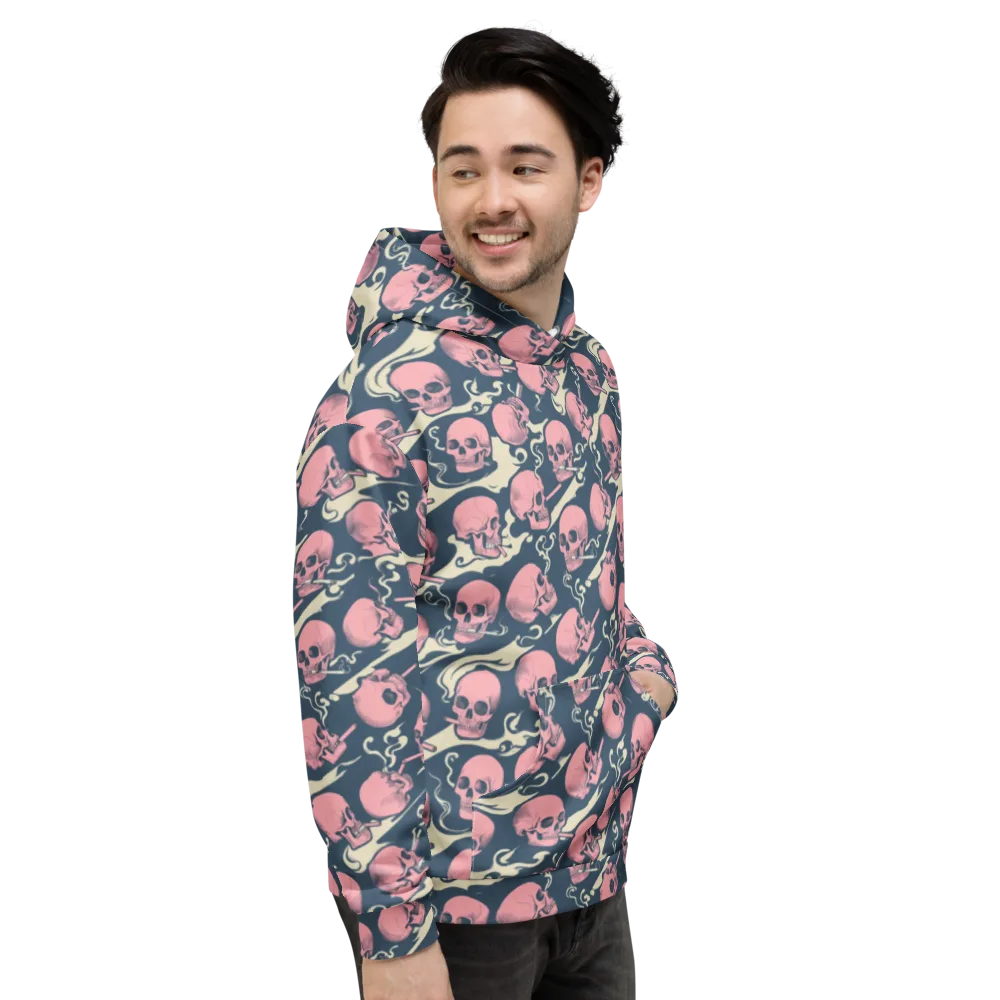 Pink Smoke Afterlife on Hoodie — Right