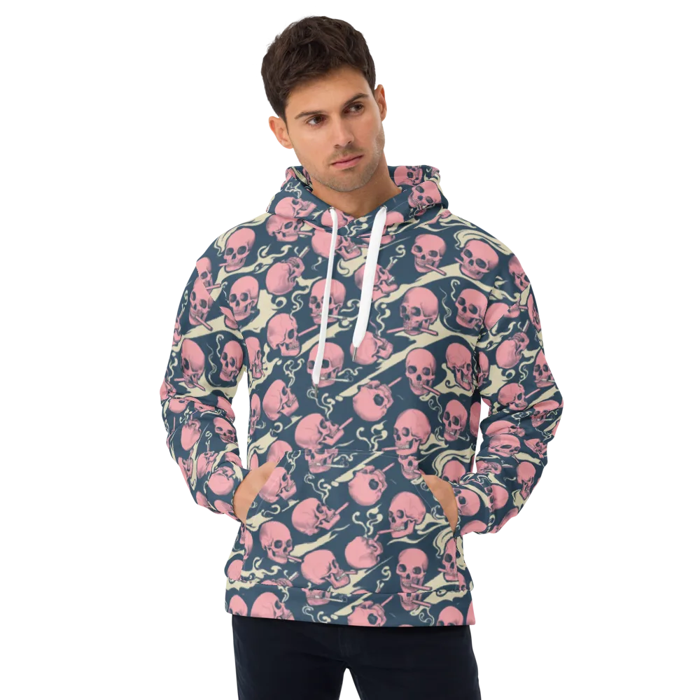 Pink Smoke Afterlife on Hoodie — Front